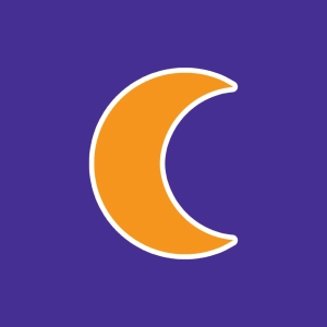 The crescent moon
